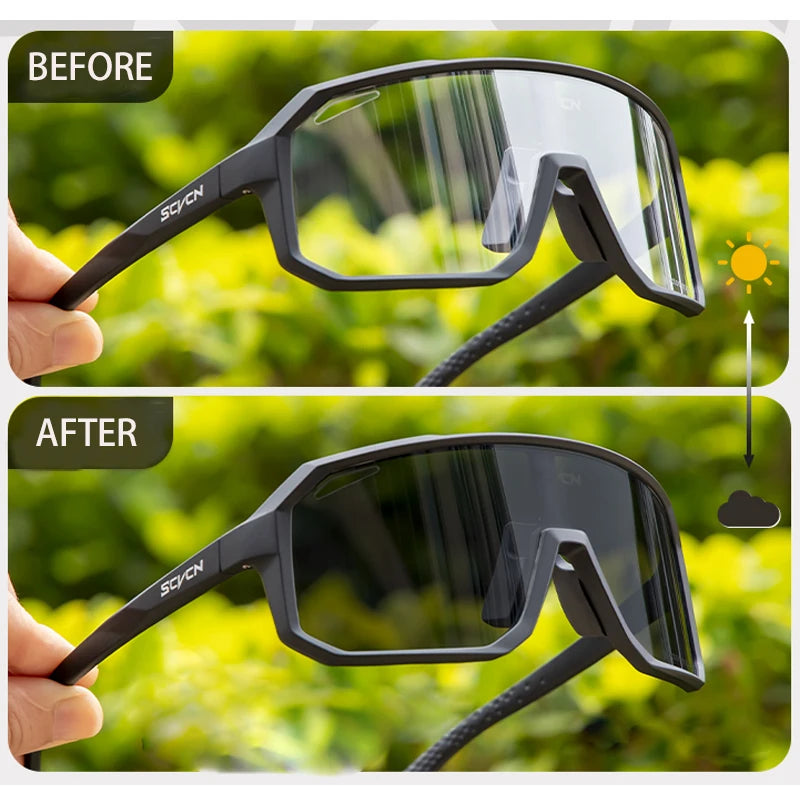 -COLE Photochromic SEVEN flex Sport Sunglasses (Transition Lens) - (7 colors available)