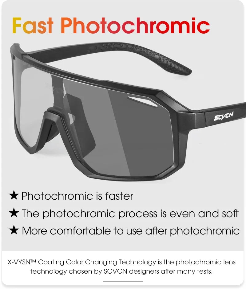 -COLE Photochromic SEVEN flex Sport Sunglasses (Transition Lens) - (7 colors available)