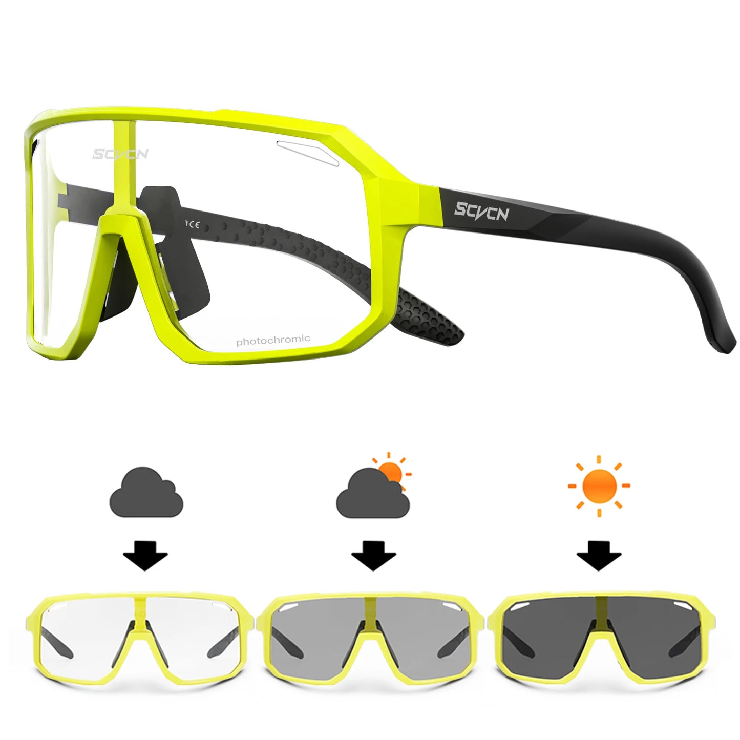 -COLE Photochromic SEVEN flex Sport Sunglasses (Transition Lens) - (7 colors available)
