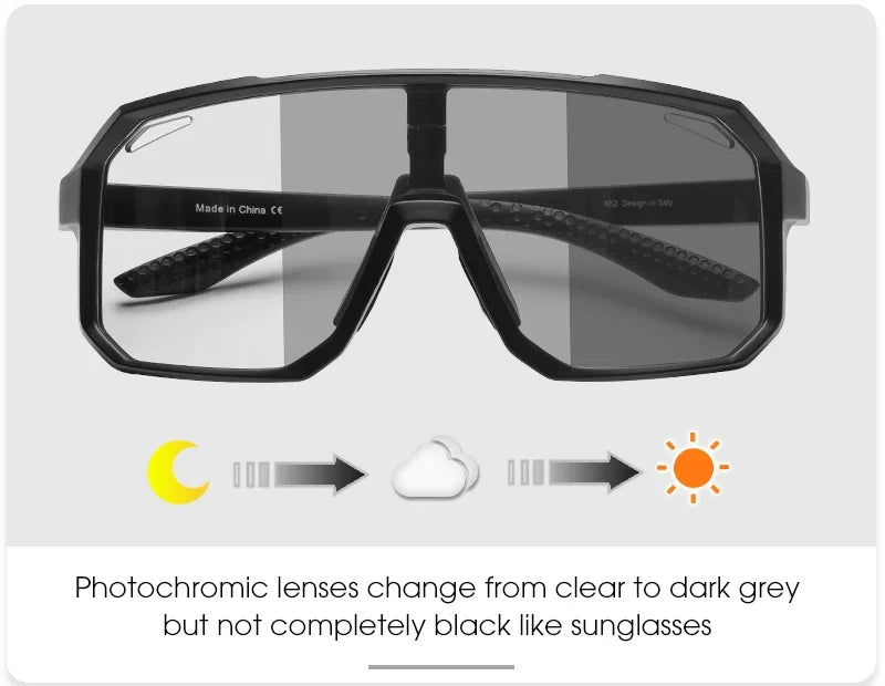 -COLE Photochromic SEVEN flex Sport Sunglasses (Transition Lens) - (7 colors available)